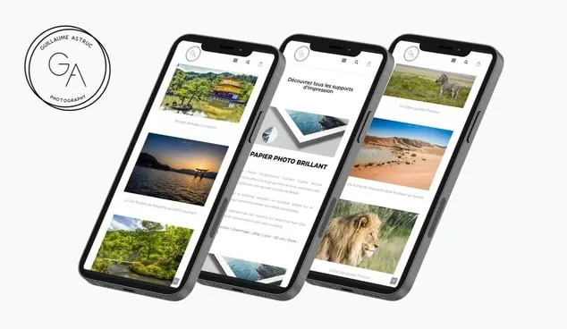 Illustration du site de Guillaume Astruc Photography